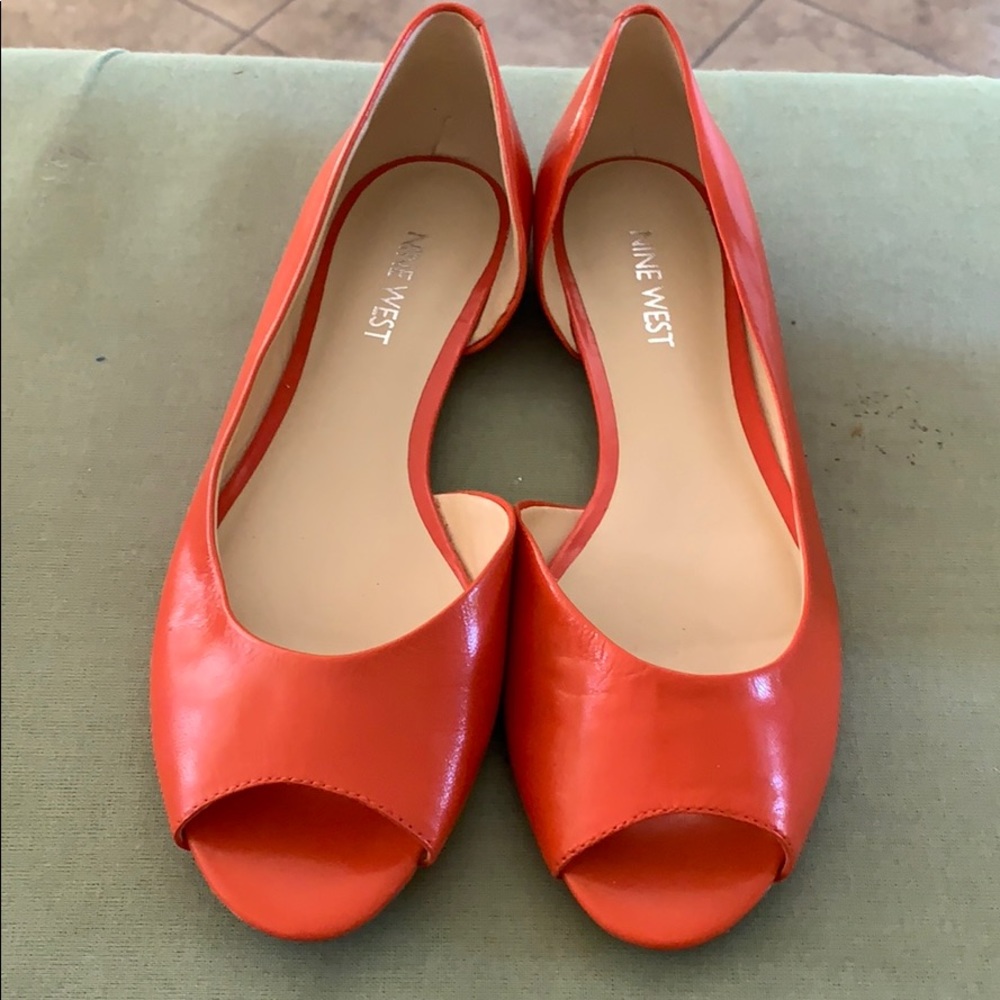 Nine West Orange flats